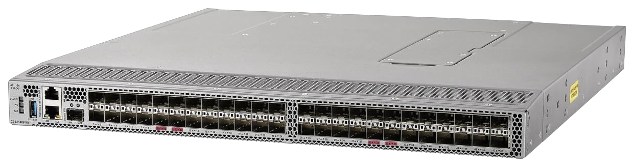 Cisco MDS 9148V — 48-портовый Fibre Channel коммутатор семейства MDS 9000