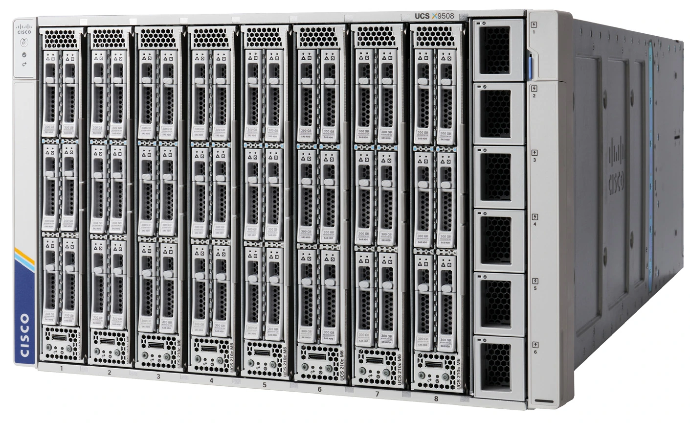 Cisco UCS X9508 — шасси модульной серверной системы X-Series