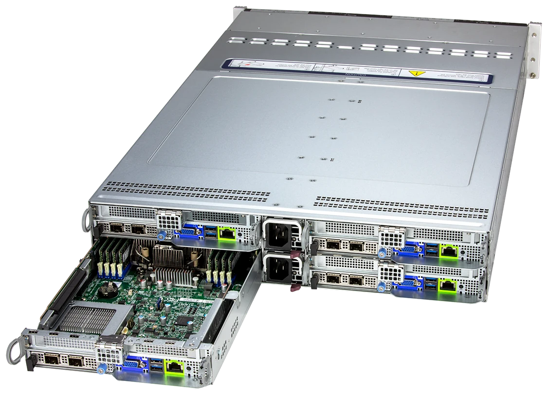 Supermicro BigTwin SYS-222BT-HER — пример исполнения