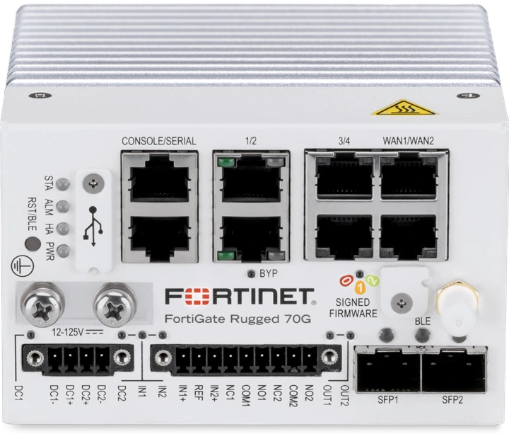Fortinet FortiGate Rugged 70G — пример промышленного межсетевого экрана