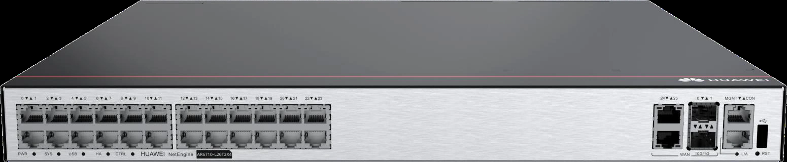 Huawei NetEngine AR6710-L26T2X4 — пример корпоративного маршрутизатора семейства NetEngine AR